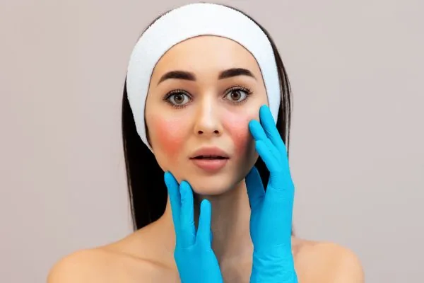 rosacea mujer