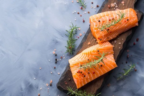 salmon grillado